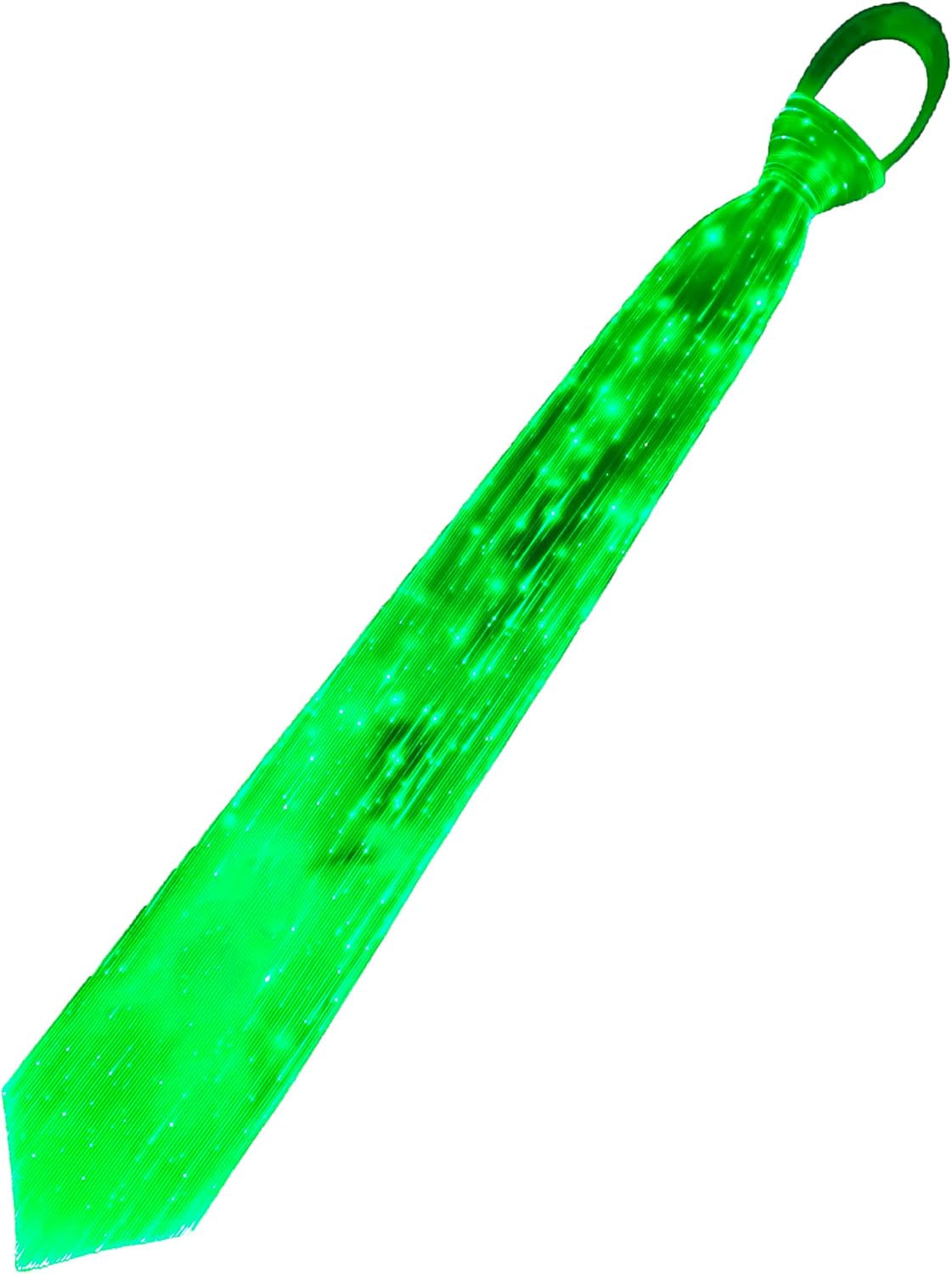 LED Neck Ties for Men Party Fiber Optic Light Up Necktie Bar Rave Funny Glow Clothes Accessories for Adults Women