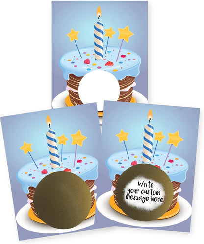 My Scratch Offs - Customizable Scratch-Off Cards Graffiti Design for Prizes, Classroom Rewards & Teacher Supplies, 50 Pack