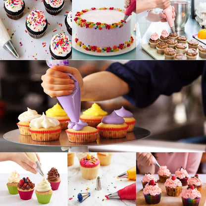 Disposable Small Piping Bags 8 inch, Extra Durable Mini Piping Bags, 100 Anti Burst Pastry Icing Bags -for Cream Frosting, Cake & Dessert Decorations
