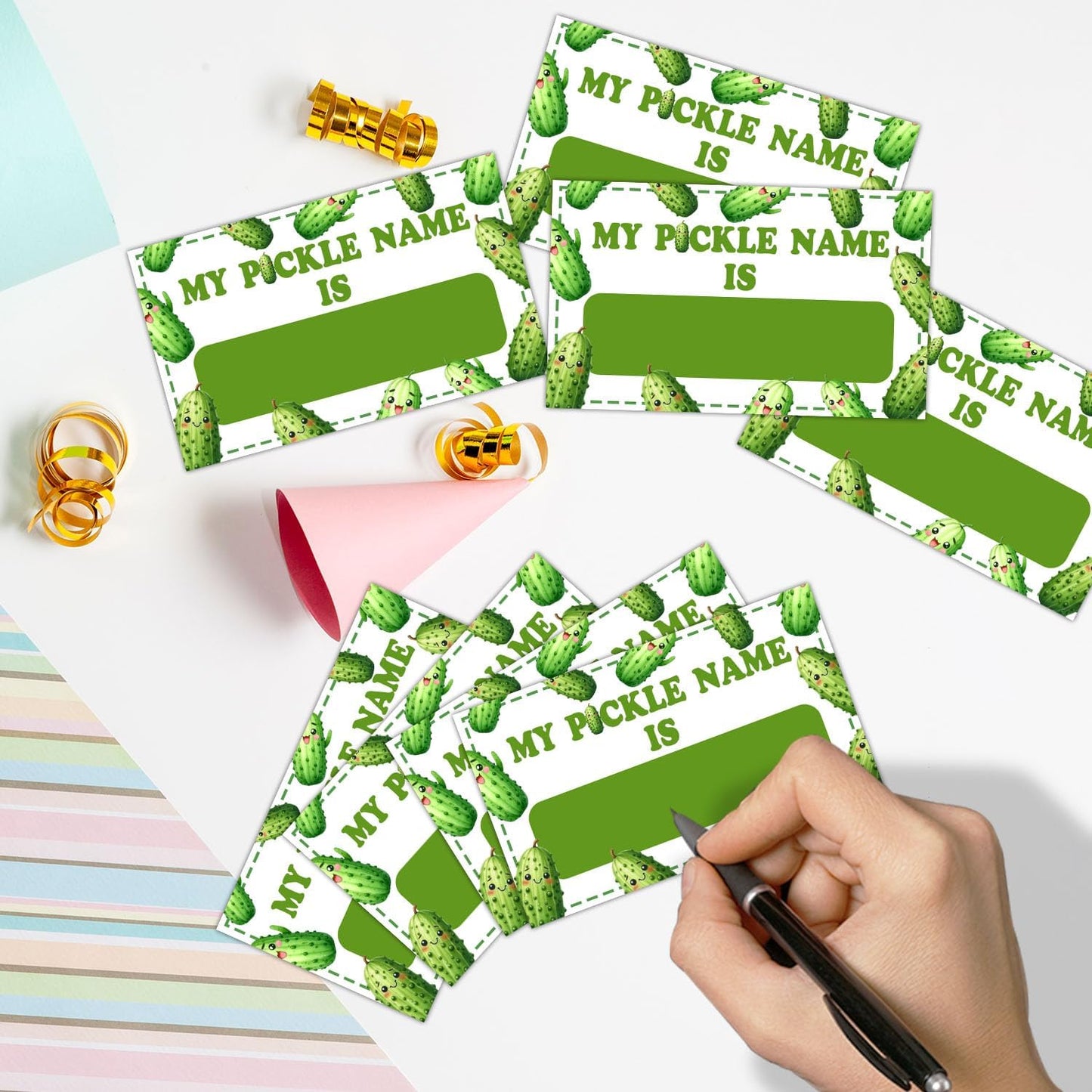 Gamer Birthday Party Decorations, Funny Video Game Party Night Favors Set,What's Your Gamer Name Perfect for Birthday Party Baby Shower Activities(31pcs)