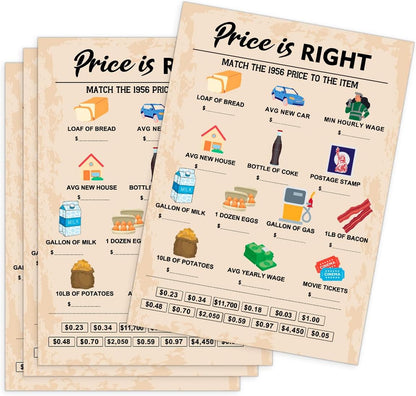 QUPT 40th Birthday Party Games, Movies in 1986 Games, Birthday Party Supplies for Adults, Fun 1986s Party Game，Pack of 30 Cards