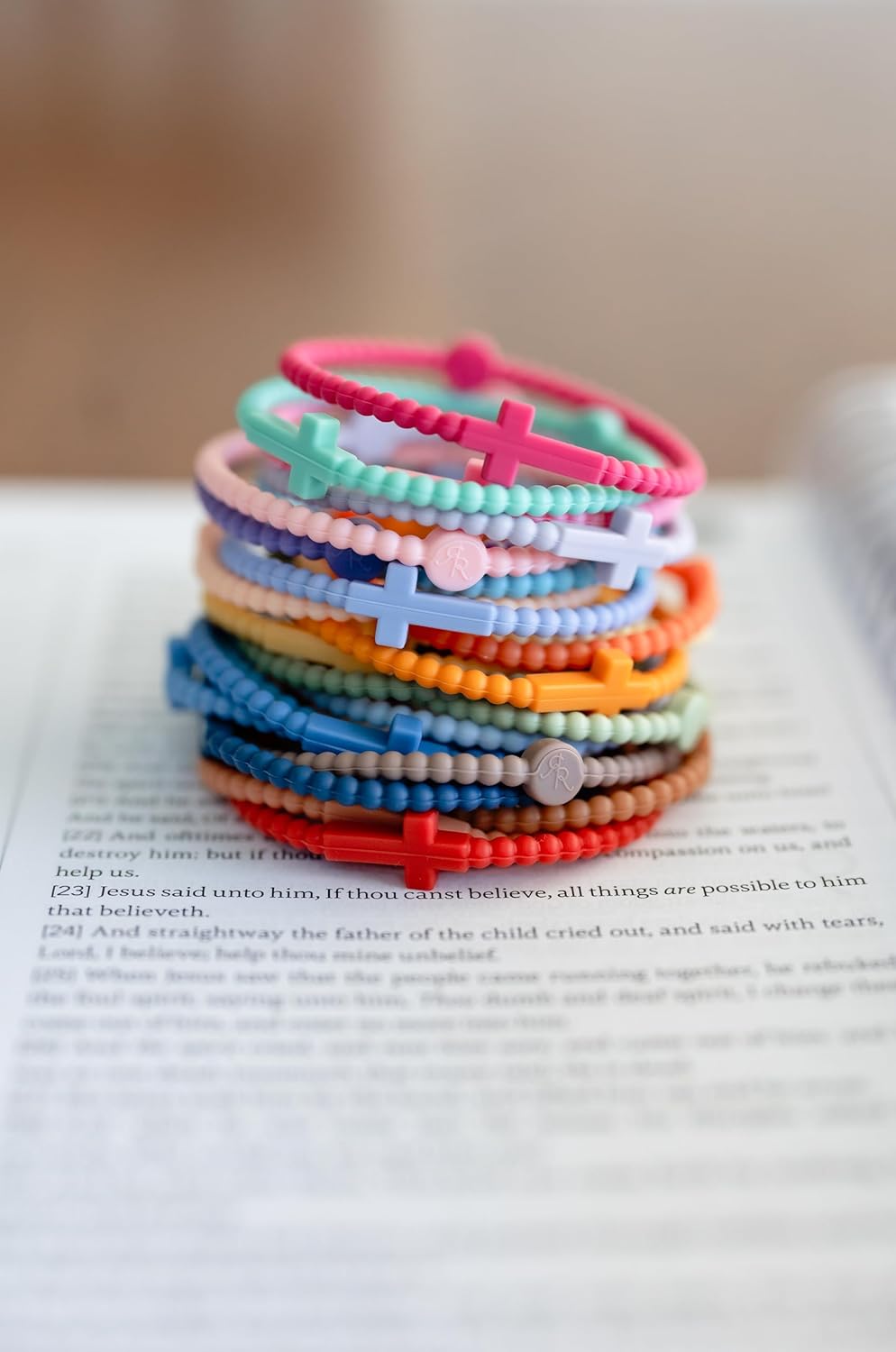 Ryan & Rose Jesus Bracelets - Cross Silicone Bracelet