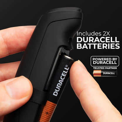Zulay Kitchen Powerful Milk Frother Wand With Duracell Batteries - Ultra Fast Handheld Drink Mixer - Electric Whisk Foam Maker for Coffee, Lattes, Cappuccino & Matcha - Z1 Motor - Black - Colors A