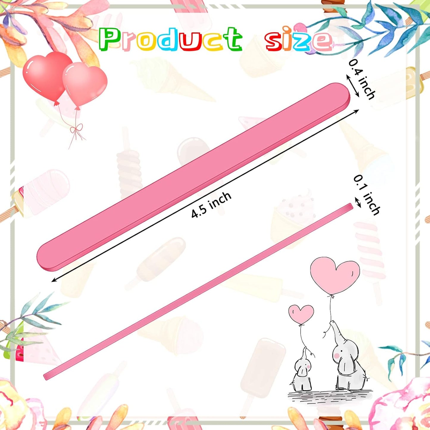 30 Pieces Acrylic Sticks Reusable Cakesicle Cake Pop Mold Mirror Ice Pop Sticks Ice Cream Cakesicle Mold for Home Cake Candy Gifts Party Craft