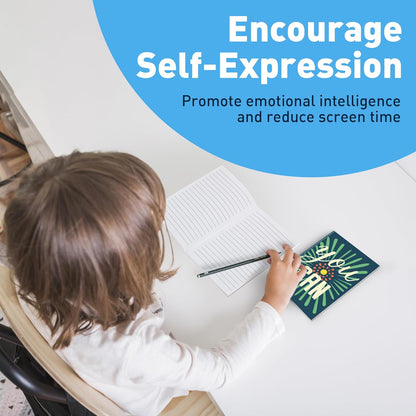 S&O Motivational Mini Notebooks Bulk Set w/12 Unique Messages, Inspirational Notebooks for Kids, tiny pocket journals Collection for Children, small Diaries Pack writing pads, 44 pages, 3.5” x 5”