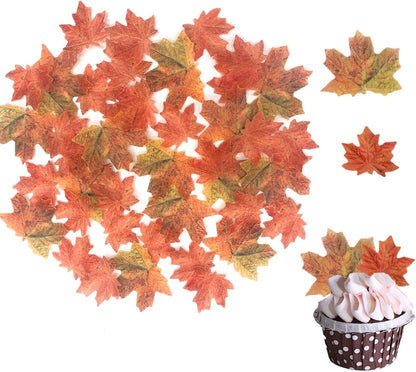 Weraru 58Pcs Edible Butterfly and Flowers Cake Topper Cupcake Toppers Wedding Themed Party Birthday Cake Decoration Mixed Size & Colour