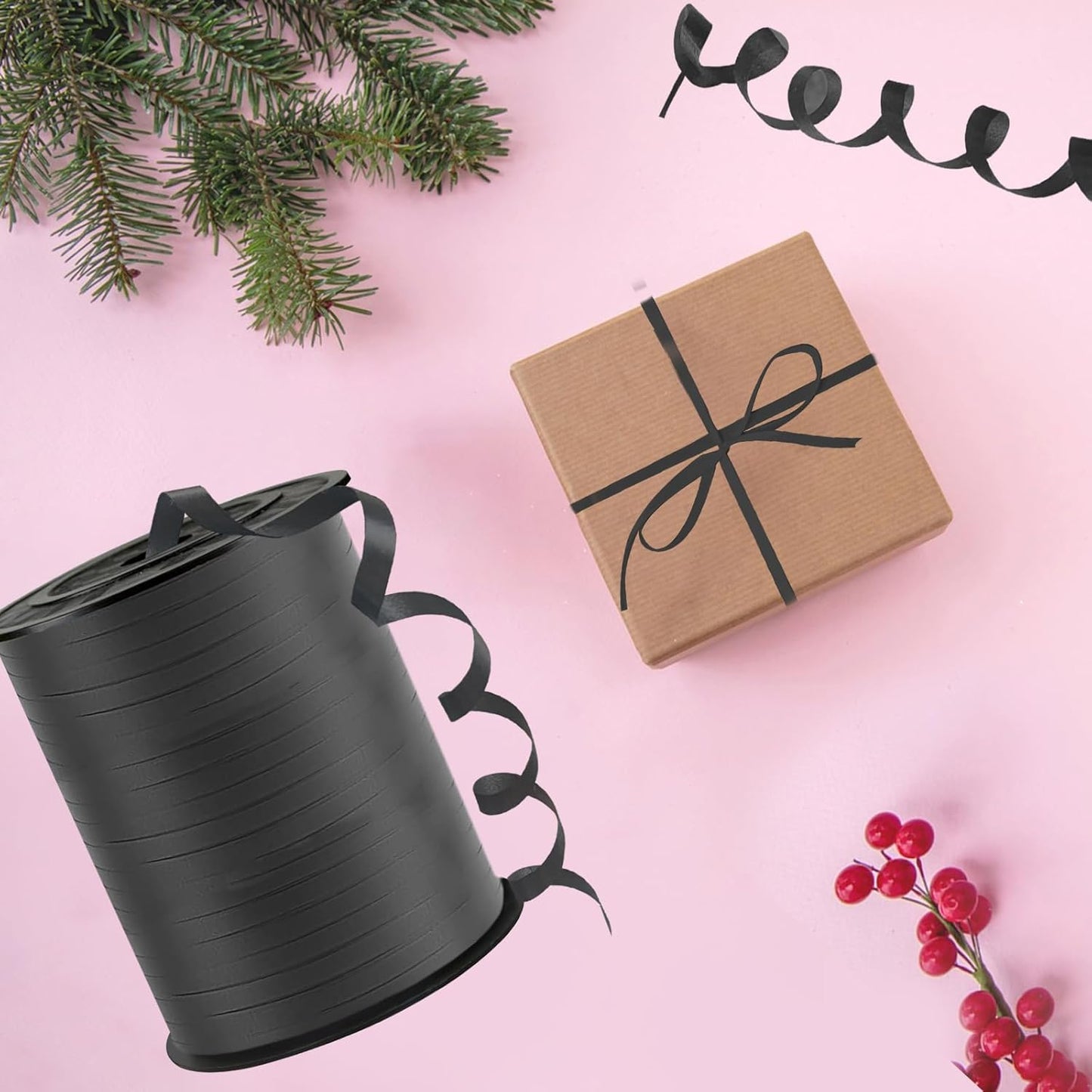 500 Yard Premium Gold Curling Ribbon,Curling Ribbon for Gift Wrapping, Balloon String,for Gift Wrapping ，Party Decoration Crafting,for Florist Flower﻿