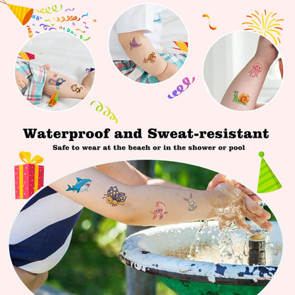 104 PCS Monster Truck Temporary Tattoos for Kids Party Supplies, Individually Wrapped Monster Truck Fake Tattoos Temp Tattoo Stickers for Boys Girls Birthday Party Favors Decorations Activities