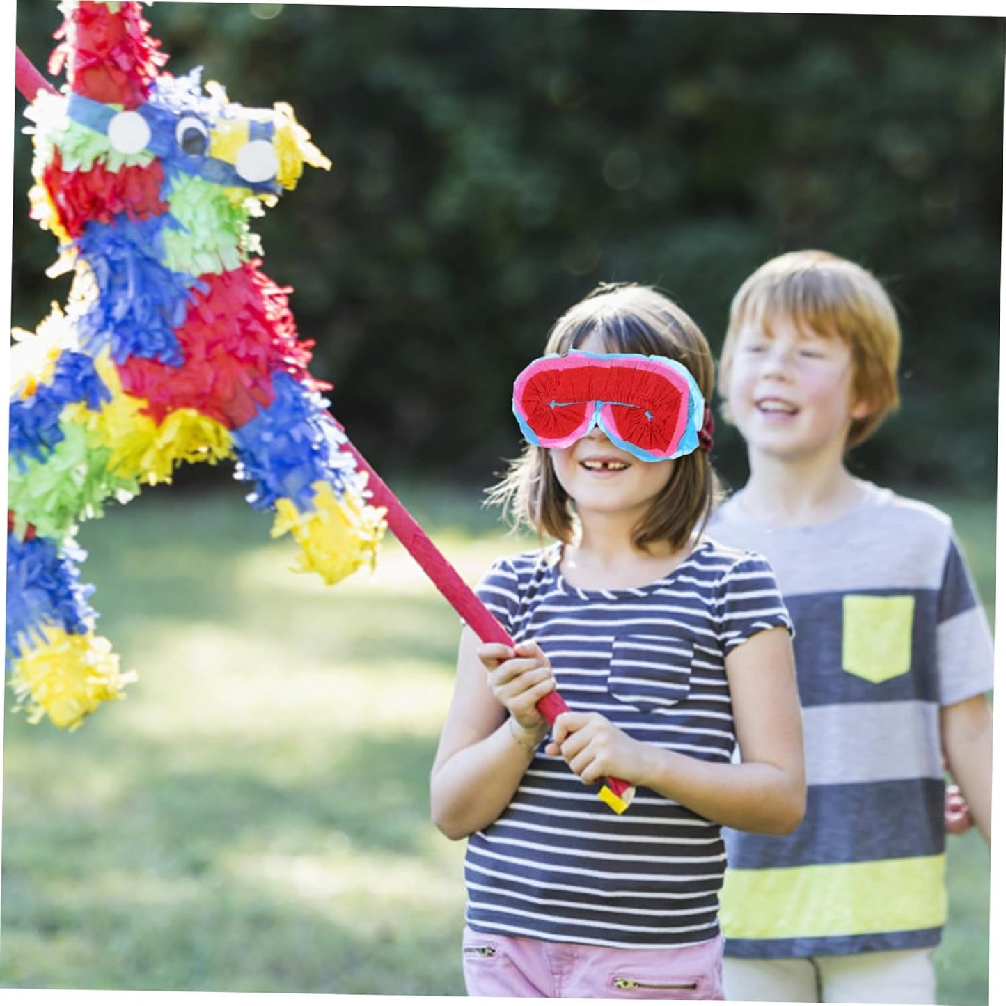 LIOOBO 2Pcs Eye Mask Shaped Pinata Unique Party Plaything for Birthday Celebrations Creative Hanging Decor for Parties Fun Fiesta Decoration