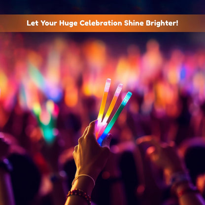 Glow Fever Glow Sticks Bulk Party Pack - 10" Large Glow Sticks - Neon Accessories Light Sticks Glow in The Dark Party Supplies for Concert, Wedding, & Birthday by Party Dragon - Red, 50 ct
