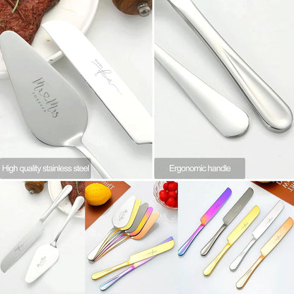 Wedding Cake Knife and Server Set, Bride and Groom Champagne Glasses and Gold Cake Cutting Set for Wedding, Cake Cutter and Champagne Flutes Glass for Mr and Mrs Gifts for Coples (Gold)