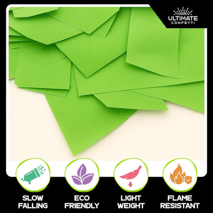 Ultimate Confetti, Multicolor Biodegradable Confetti - Rectangular Fluttering Tissue Paper Confetti for Cannon and Launcher use - Best for Holidays, Birthday, Wedding, and Parties - 1 lb, 16 oz