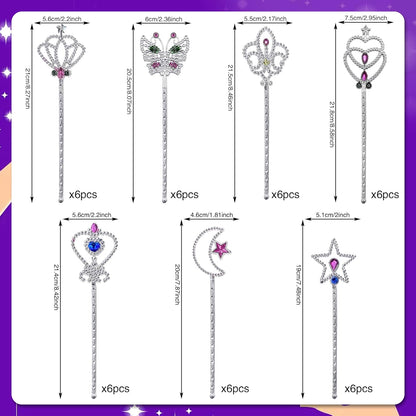 Fairy Magic Dress-Up Wand Set Princess Wand Girl Dress-Up Game Costume Cosplay
