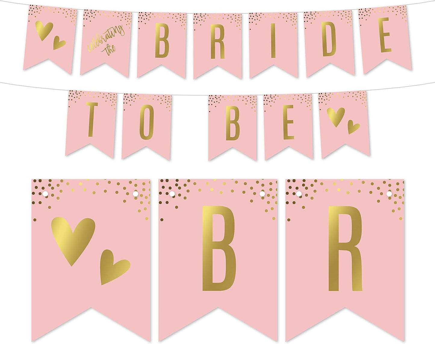 Andaz Press Blush Pink and Metallic Gold Confetti Polka Dots Bachelorette Party Bridal Shower Collection, Scavenger Hunt Game Cards, 20-Pack
