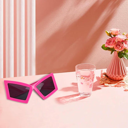 Funny Oversized Party Glasses Sunglasses Max Width 5.9", Hilarious Costume Accessories for Birthdays, Dance Parties