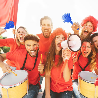 Sratte 80 Pcs 7.5 Inch Hand Clappers Noisemakers Bulk Clappers Noisemakers Party Favors Mini Hand Soundboard Plastic Noise Makers for Sporting Event Fiesta Birthday Reward Cheer Supplies (Multicolor)