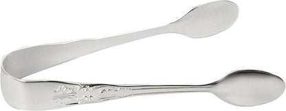 Elegance Silver 86242 Silver Plated Ice Tongs, 7"