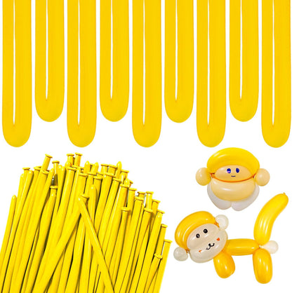 260 Balloons Clear, Thickening Long Balloons for Tying Arch, Twisting Latex Animals Magic Modeling Skinny Birthday Balloon for Kid‘s Party Wedding Decoartion Supply 100pcs