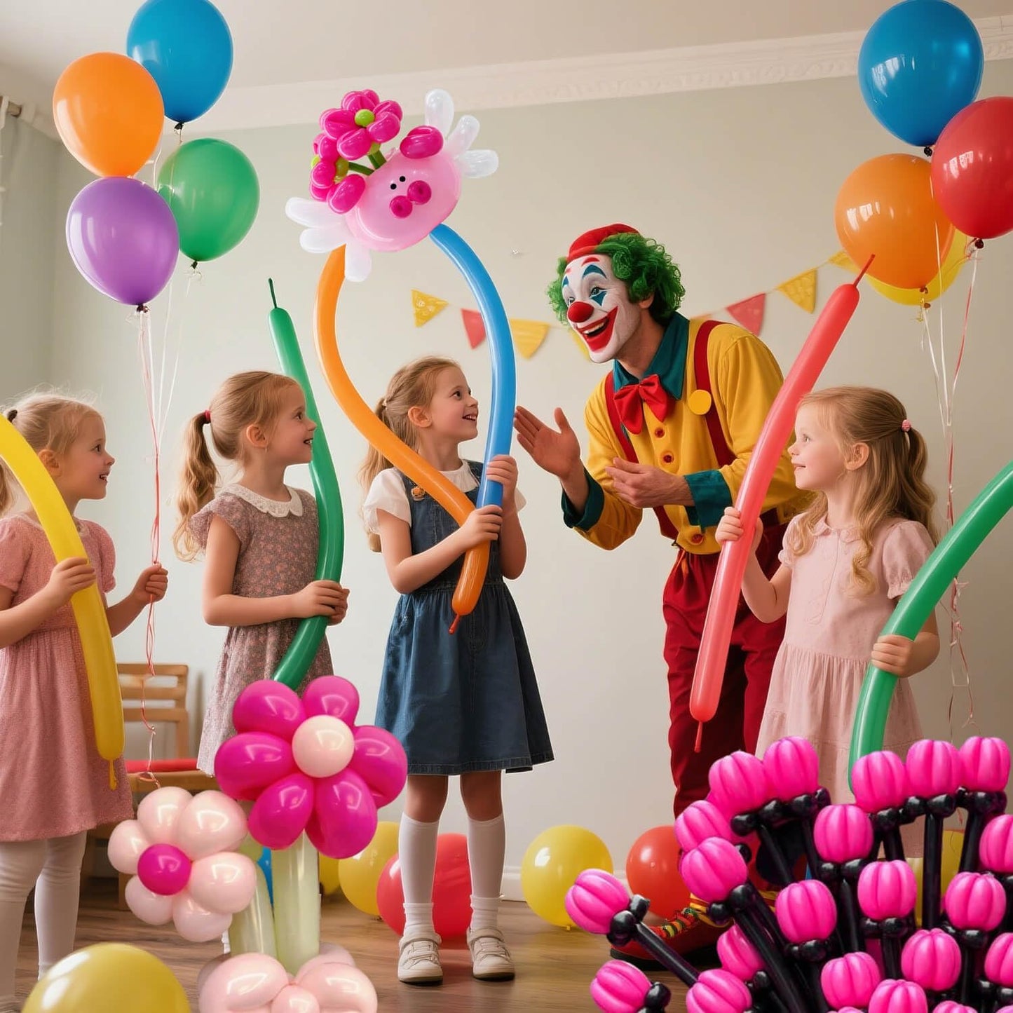 260 Clear Long Balloons for Animals, Thickening Skinny Latex Twisting for Arch Modeling Magic Clown Birthday Wedding Party Decorations 100pcs