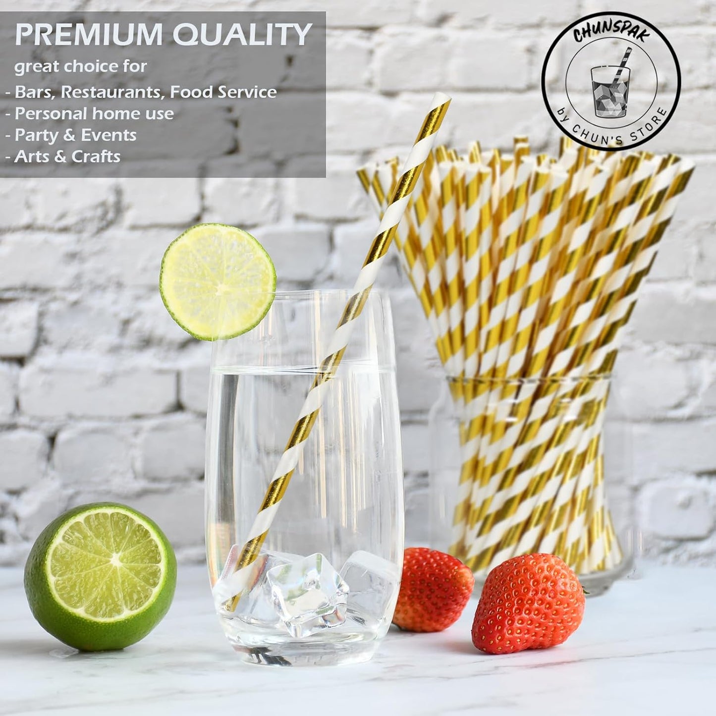 Black Paper Straws 1000 Count - 7.75" x 0.24", 100% Biodegradable & Compostable, Disposable Drinking Straws Bulk - Cocktail, Bars, Restaurants