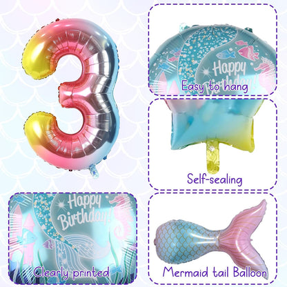 Dinosaur 5th Birthday Decorations, Dinosaur Birthday Party Decorations with Giant Inflatable Dinosaur Balloons 40 Inch Helium Foil Mylar Number 5 Balloons for Dinosaur Theme Birthday Party Decorations
