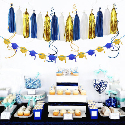 Champagne-Gold Beige Fall Baby-Shower Party-Decorations - 36pcs Welcome Home Banner Sign,Neutral Paper Lanterns,Girl Streamers Garland,Boho Hanging Tissue Pom Poms Flowers Fans Backdrop Decor Burgleda