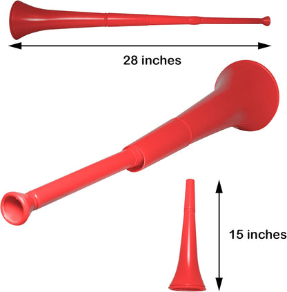 Windy City Novelties Collapsible Stadium Horn - 28" - Orange
