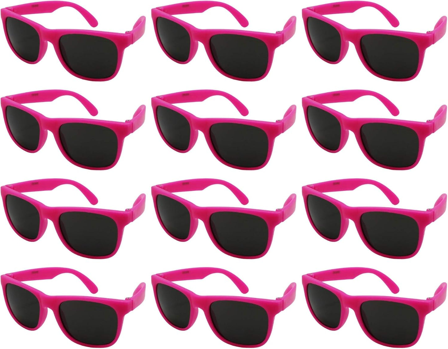 EDGEIWEAR 80s Neon Party Sunglasses for Adult Party Favors with CPSIA certified-Lead(Pb) Content Free