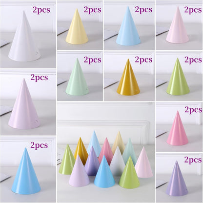 Pre-Assembled Party Hats for Kids, Birthday Hats for Kids & Adults