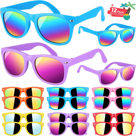 GINMIC Party Favors Kids sunglasses, 24Pack Kids, Boys and Girls Sunglasses Bulk Age 3-8 with UV400 Protection,Party Favors For Kids, Birthday Classroom Goodie Bags Party Supplies