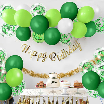 Gold Confetti Balloons, 50 Pcs 12 Inch, Glitter Gold Confetti Party Balloons, Party Decorations, Birthday Wedding Baby Shower Party Balloons Decorations