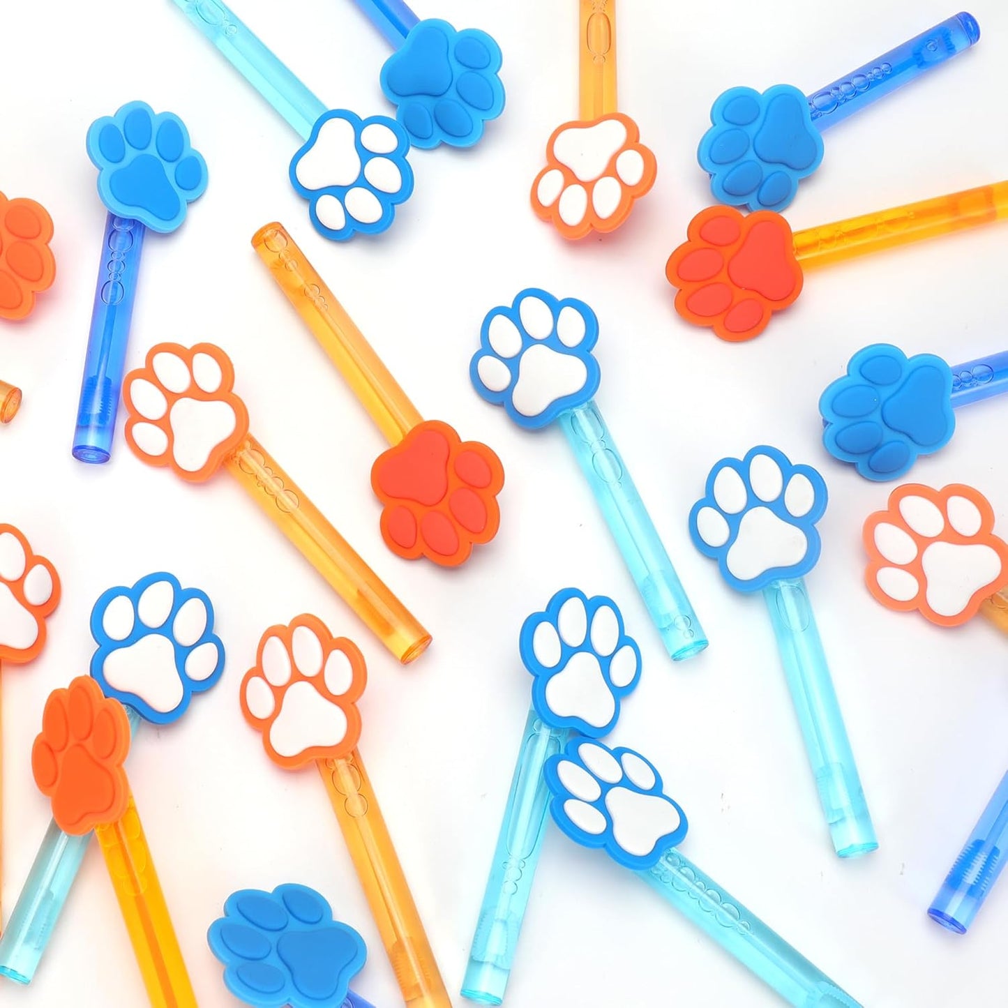 24PCS Animal Bubble Wands for Wild One Birthday Baby Shower Decorations Safari Jungle Theme Party Favors Supplies, Pinata Goodie Bags Filler, Classroom Prizes, Valentines Gifts, Easter Stuffers
