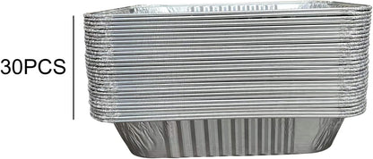 Waytiffer Aluminum Pans 9x13 Disposable Foil Pans (10 Pack) Half Size Deep Steam Table Pans Extra Thick for Baking, Cooking, Roasting, Heating, Serving & Lining Steam-Table Trays