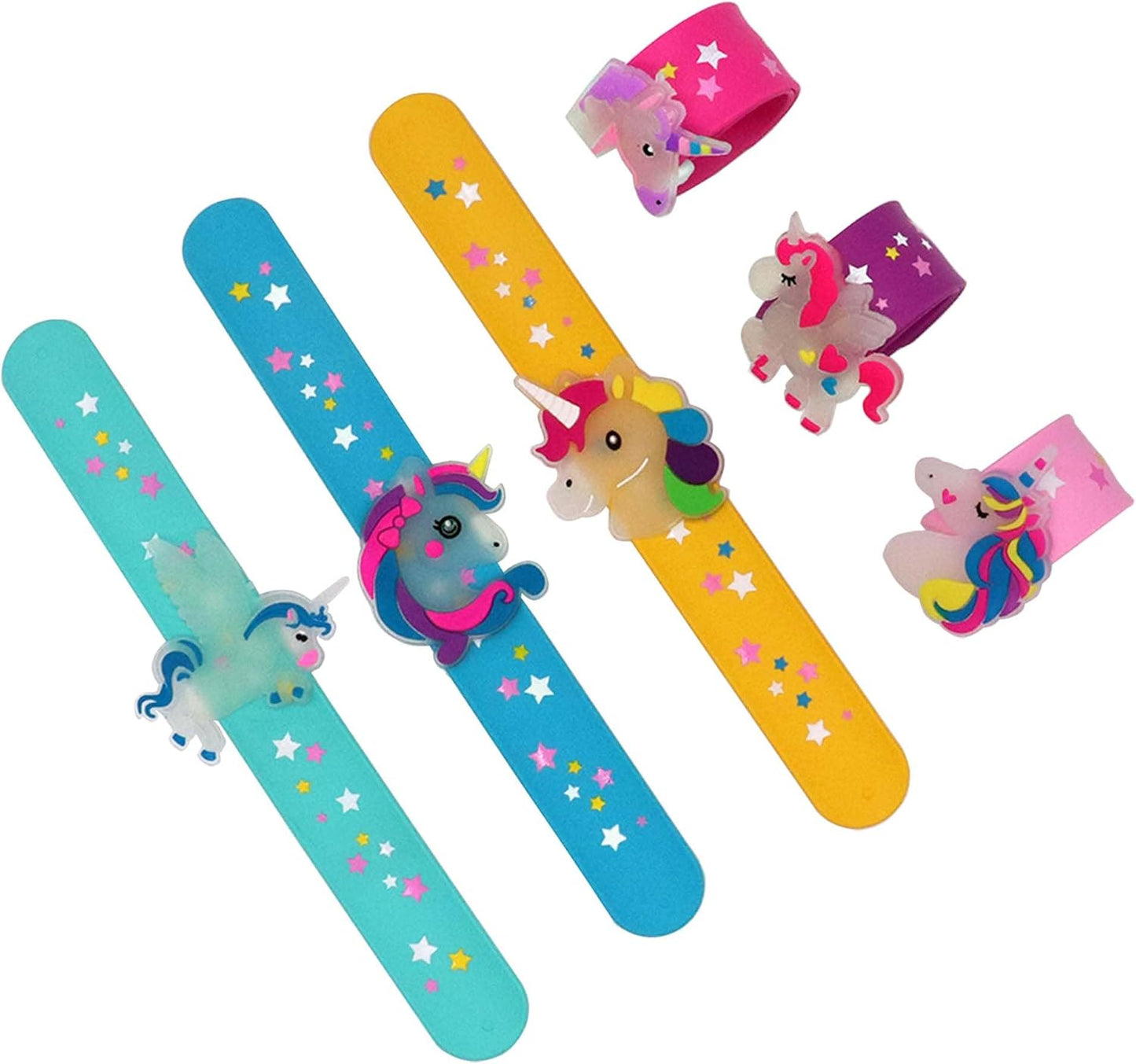 Cat Slap Bracelets for party- Silicone Wristbands Adjustable Party Favors, Classroom Prizes, Carnival Games - Birthday Gifts for Adults(6Pack)-LOCHSOEL
