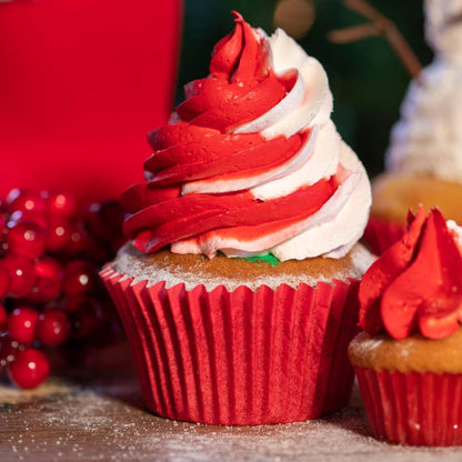 Standard Size Baking Cups Food-Grade Greaseproof Paper Cupcake Liners 200 Pcs (Natural)