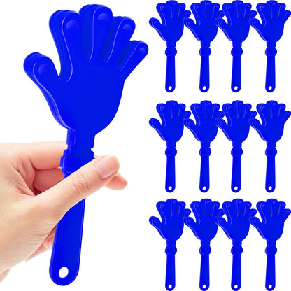 12 Pcs Hand Clappers Noisemakers 7.5 Inch Clappers Noisemakers Plastic Hand Clappers for Birthdays Game Football Sporting Events Cheers Supplies Dance Basketball Football Noisemakers(Yellow)