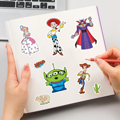 24 Sheets Cool Monster Sticker Cute Cartoon Charaters Make Your Own Sticker, Make a Face Stickers Party Favors Activities Gifts (c)