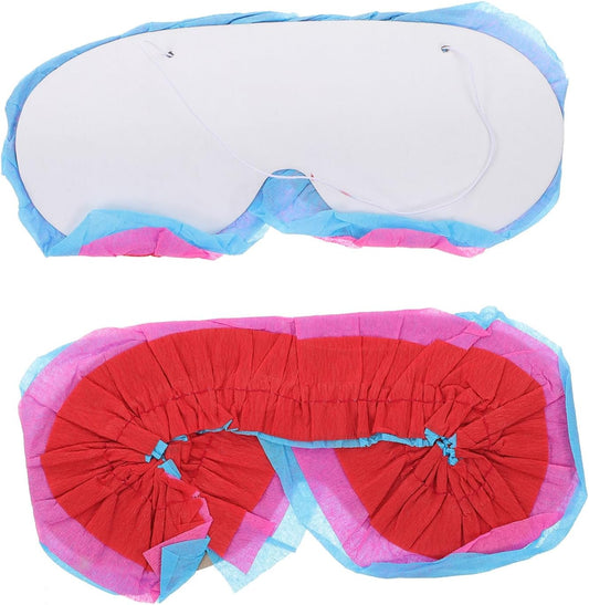 2pcs Funny Eye Patch Props Bulk Lash Sleep Mask Party Game Blindfold for Boys and Girls