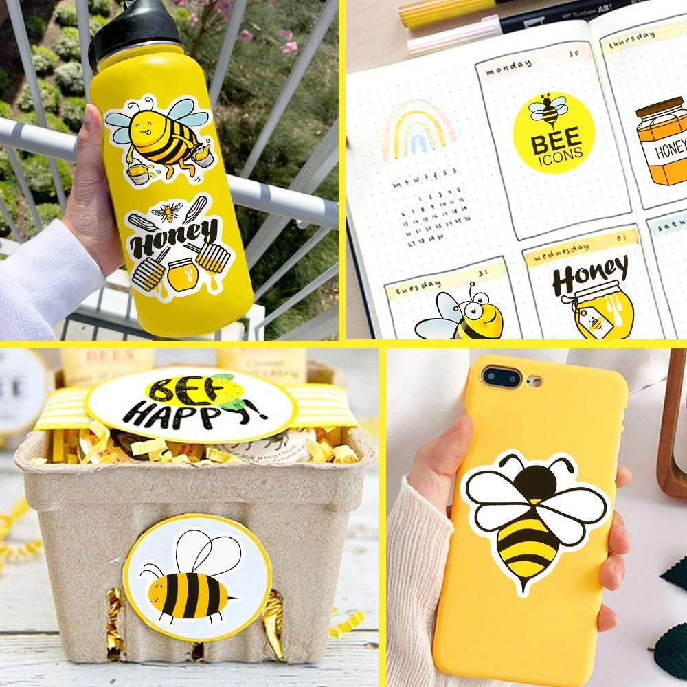 QTL Neon Stickers for Teens & Students Prizes, Waterproof Vinyl Party Favor Stickers, School Rewards, Water Bottle and Laptop, 50PCS - Colors B