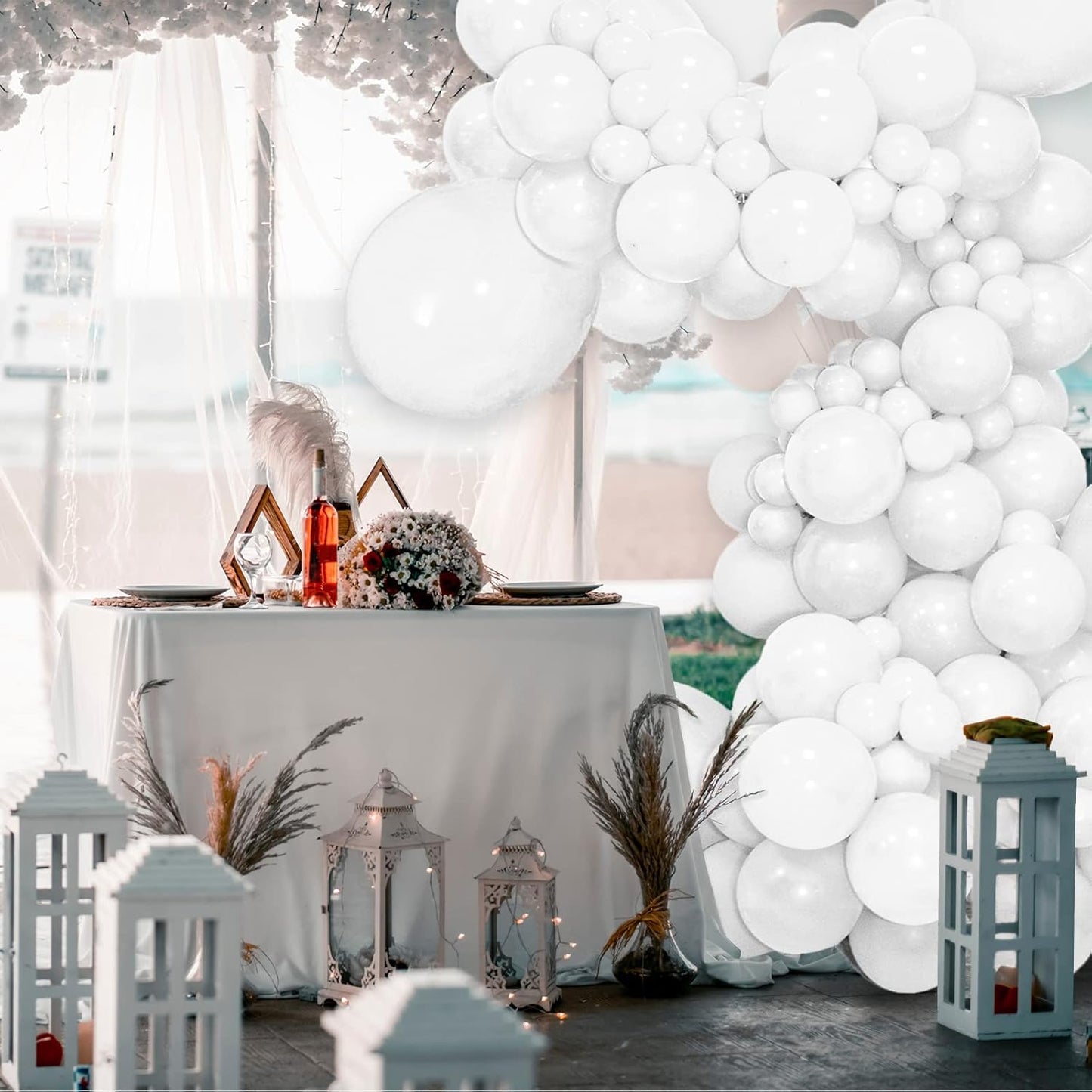 110pcs Black Balloon 12 inch, Black Latex Balloons for Birthday Party Baby Shower Wedding(with 2 Ribbons). - Colors B