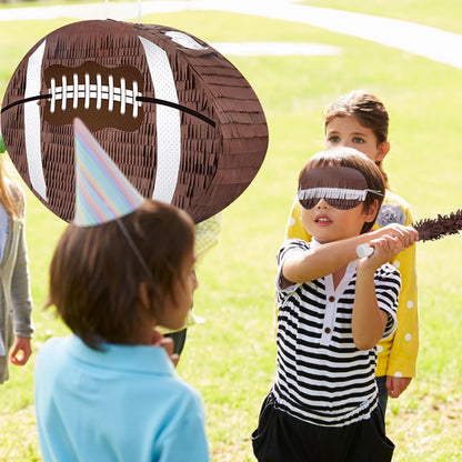 Hooqict Mexican Pinata with Blindfold and Bat Stick Party Pinata for Fiesta Carnival Cinco de Mayo Decorations Kids Adults Mexican Party Games Birthday Party Supplies