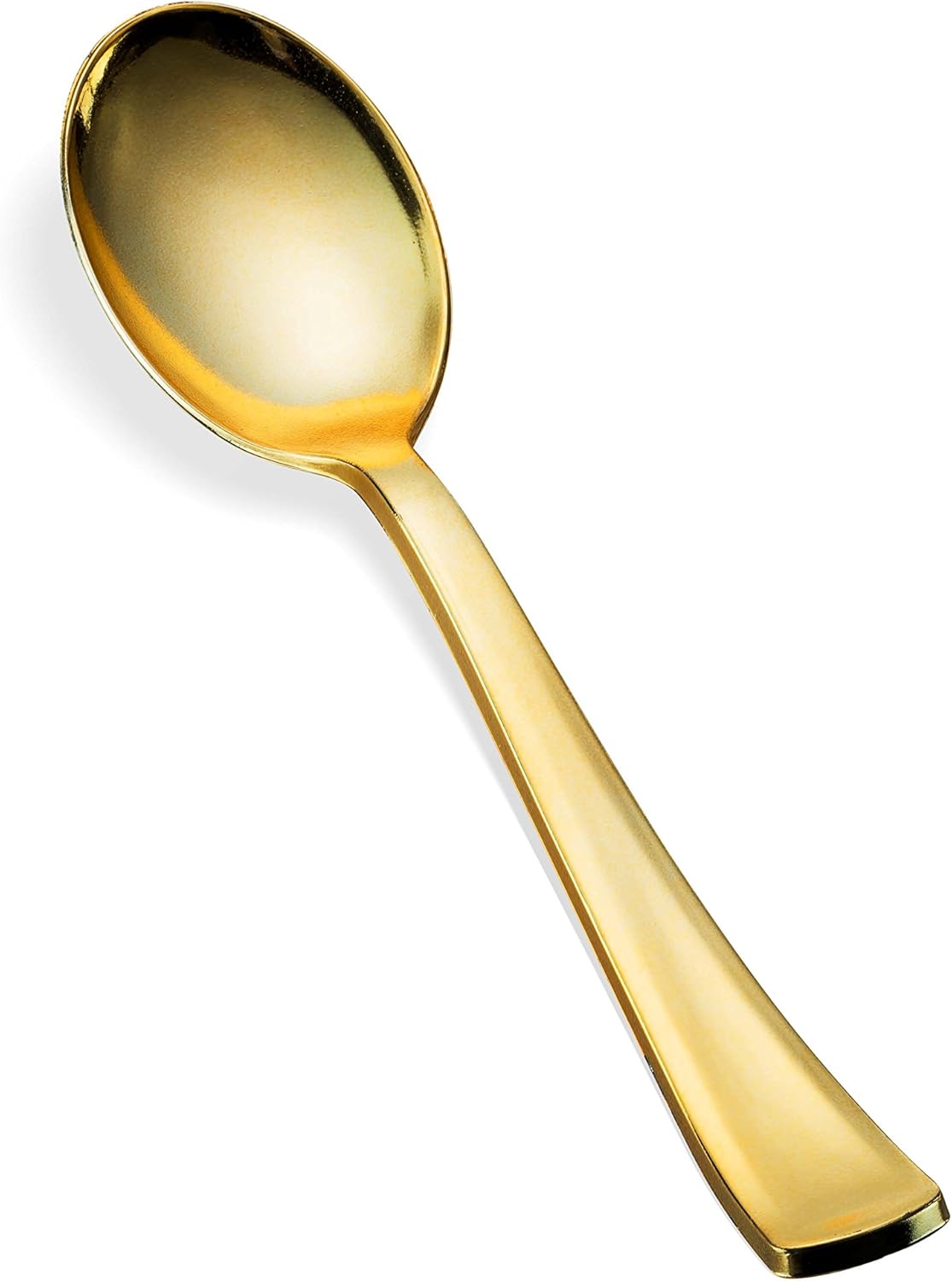 160 Silverware Set - Disposable Flatware - 80 Plastic Forks, 40 Plastic Spoons, 40 Cutlery Knives - Heavy Duty for Party Bulk Pack (Gold)