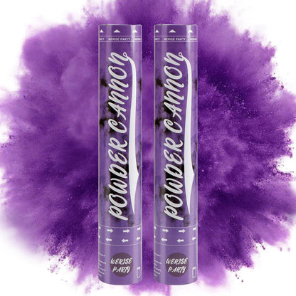 Red Powder Cannon Poppers, WERISE Party Biodegradable Smoke Poppers Cannon 12 Inch Powder Poppers for Birthday Party Valentines Day and Graduation 2 Pack