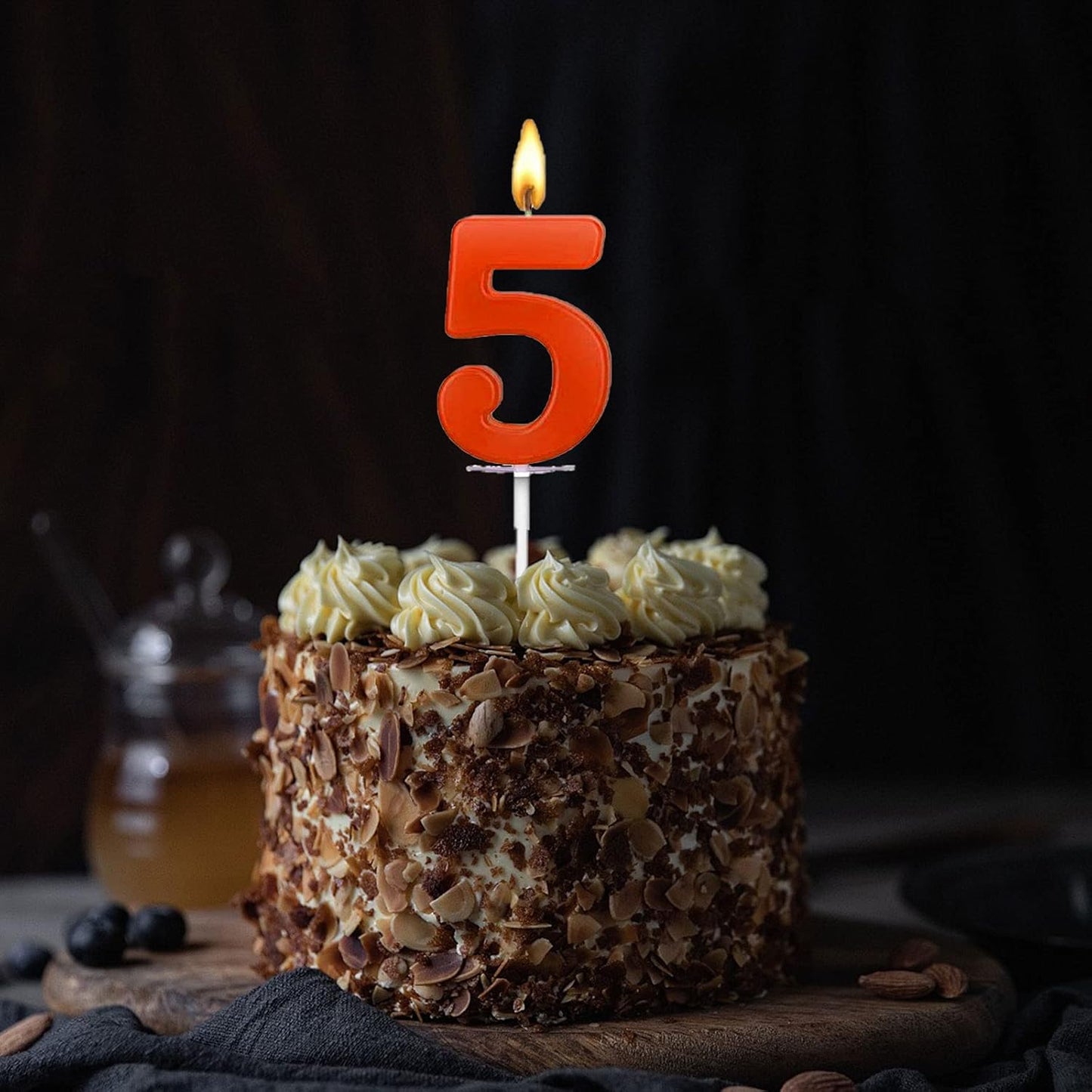 10 Count Number Candles, Birthday Cake Candles Colourful Candle, Number 0-9 Cake Topper Decoration Candles Number 0 1 2 3 4 5 6 7 8 9 For Birthday Wedding Anniversary Party Celebration