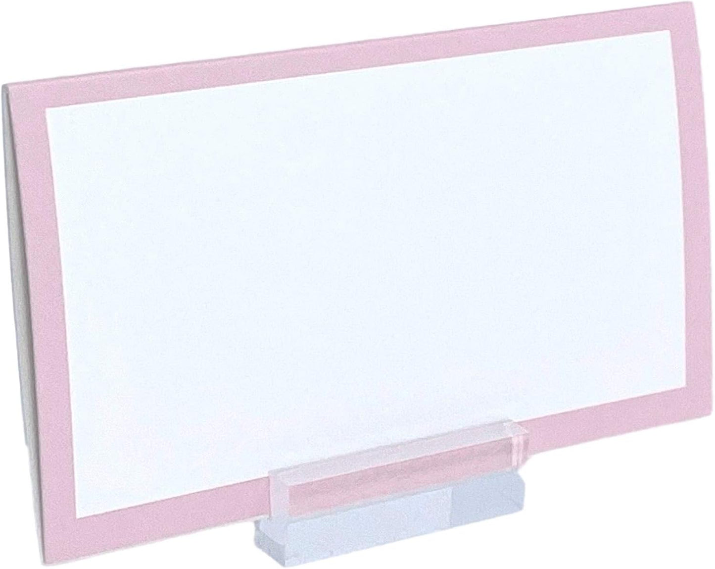 Tented Place Cards - 50 pack - Folded Place Cards are ideal for Wedding Placecards, Buffet food label, Banquet tables, Cocktail Parties, and Name Cards. Made of 14 pt. Matte Card Stock.