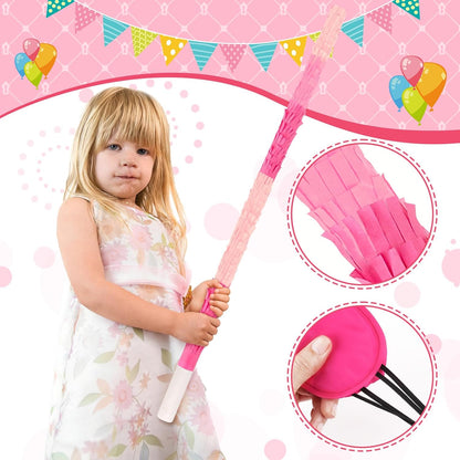 Dinosaur Pinata - Dinosaur Decorations with a Blindfold and Bat for Boys Girls Animal Themed Birthday Party Kids Classroom Game Decorations Supplies (15.7 x 11.4 x 3.1 Inches)