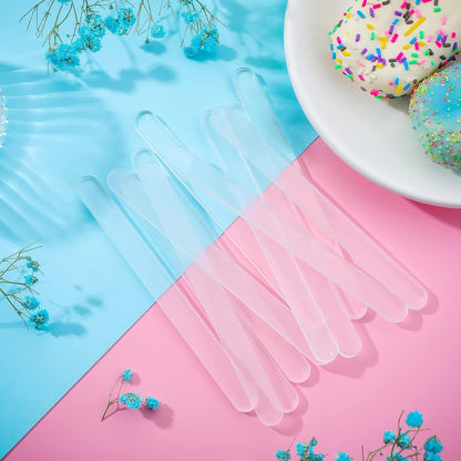 30 Pieces Acrylic Sticks Reusable Cakesicle Cake Pop Mold Mirror Ice Pop Sticks Ice Cream Cakesicle Mold for Home Cake Candy Gifts Party Craft