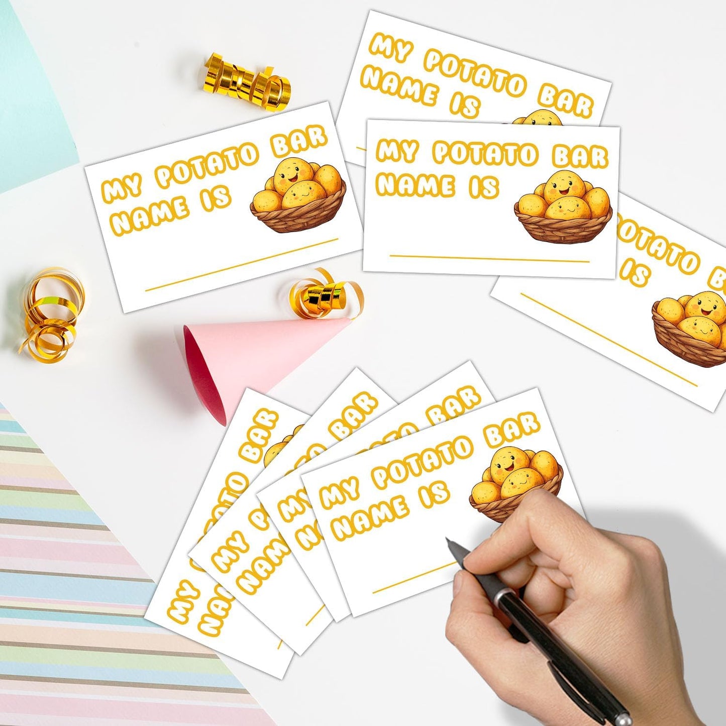 Gamer Birthday Party Decorations, Funny Video Game Party Night Favors Set,What's Your Gamer Name Perfect for Birthday Party Baby Shower Activities(31pcs)