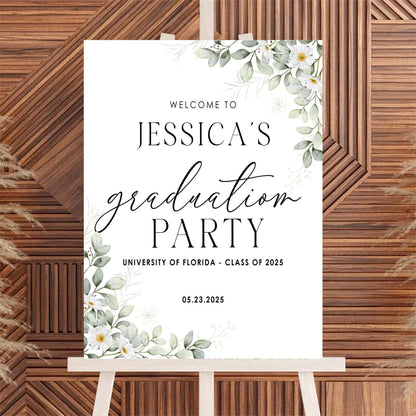 Personalized 2026 Graduation Party Welcome Sign, Minimalist Grads Decor, Class of 2026 Graduation Party Poster, Custom Graduation Party Sign, Congrats Grad Decorations Design 2