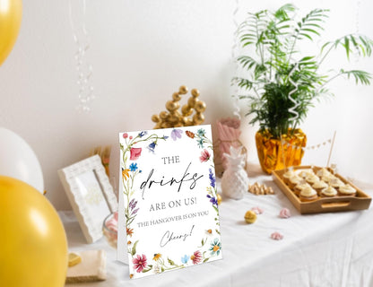 Bible Guest Book Sign, Wedding Signs for Ceremony and Reception, Floral Bridal Shower Decoration, Wedding Signage with Bracket, Bridal Shower Decor, Supplies For Engagement and Anniversary Parties, 13